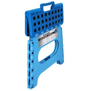 Banco plegable plástico de 1 escalón resistente a 150 KG - TOOLBASIX