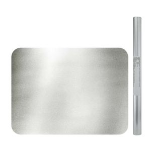 Papel adhesivo con diseño de metalizado de tono claro para forrar carpetas o cuadernos. 45 cm x 3 m - OEM