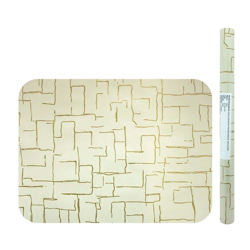 Papel-adhesivo-con-diseño-de-lineas-cuadradas-en-relieve-de-45-cm-x-3-m-de-tono-claro-para-forrar-carpetas-o-cuadernos