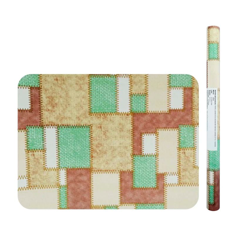 Papel-adhesivo-con-diseño-de-cuadros-entretejidos-de-45-cm-x-3-m-de-tono-claro-para-forrar-carpetas-o-cuadernos