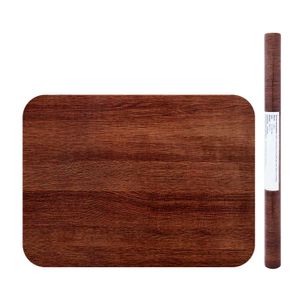 Papel adhesivo con diseño de tablón de madera de tono claro para forrar carpetas o cuadernos. 45 cm x 3 m - OEM