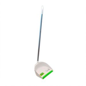 Pala de basura plástica con mango alargado y borde con relieve para polvo - SCOTCH BRITE