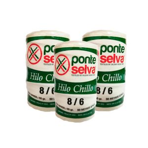 Hilo de algodón y poliéster 8/6. 90 MTS aprox. 8/6 - PONTE SELVA