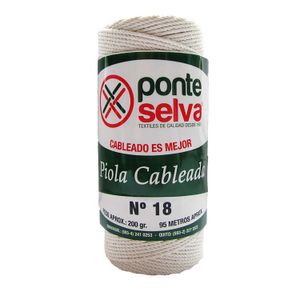 Piola de polialgodón. 95 m aprox. #18 de 200 gr - PONTE SELVA