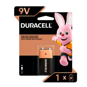 BATERIA ALCALINA 9V DURACELL - DURACELL
