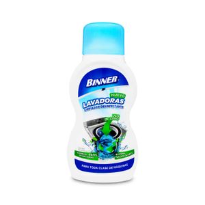 Limpiador desinfectante para lavadoras, para todo tipo de máquinas de 300 ml - BINNER