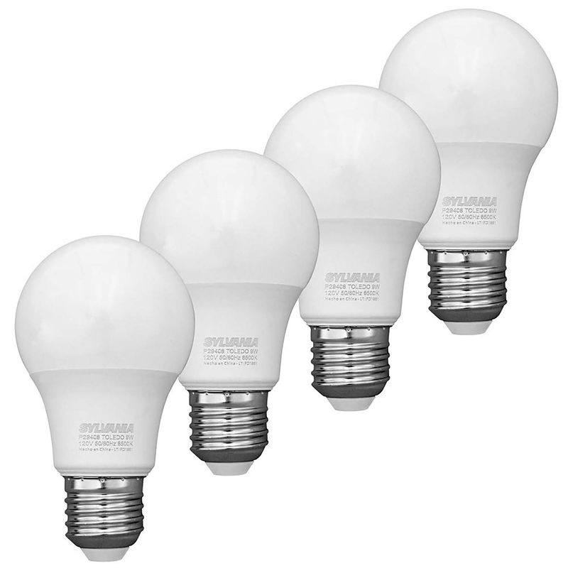 Foco-LED-tipo-bola-de-9-Watts-de-luz-de-dia-para-boquilla-E27-pack-x-4