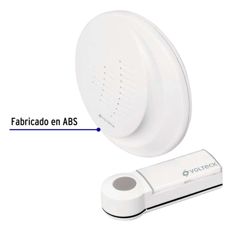 Timbre-inalambrico-de-uso-domestico-con-alcance-de-150-m--con-36-tipos-distintos-de-tonos.-Incluye-control-remoto