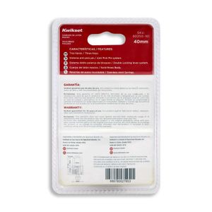 Candado plano dorado de 40 mm fabricado en latón macizo - KWIKSET