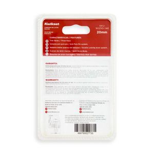 Candado Candado plano de 20 mm fabricado en latón macizo - KWIKSET