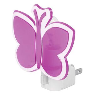 Luz de noche con lámpara E12, mariposa - VOLTECK