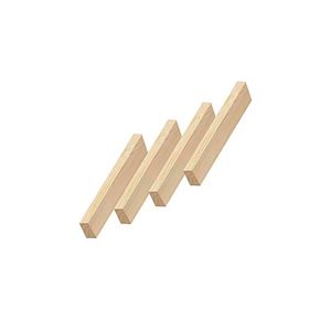 Listón de pino de pino 4 caras de 2 cm x 4 cm x 60 cm - AGLOMERADOS COTOPAXI