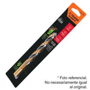 Broca HSS 1/8" Trugold para metal en blíster - TRUPER