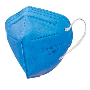 Mascarilla KN95 para adulto; pack x 10 Azul - DHISVE