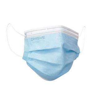 Mascarilla quirúrgica para adulto; pack x 10 Celeste - DHISVE