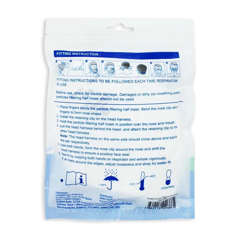 Mascarilla-desechable-tipo-FFP2-NR-de-un-solo-uso-para-protegerse-contra-organismos-externos.-pack-x-5