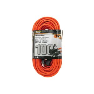 Extensión eléctrica de color rojo de 30 m ideal para uso en exteriores - POWER ZONE