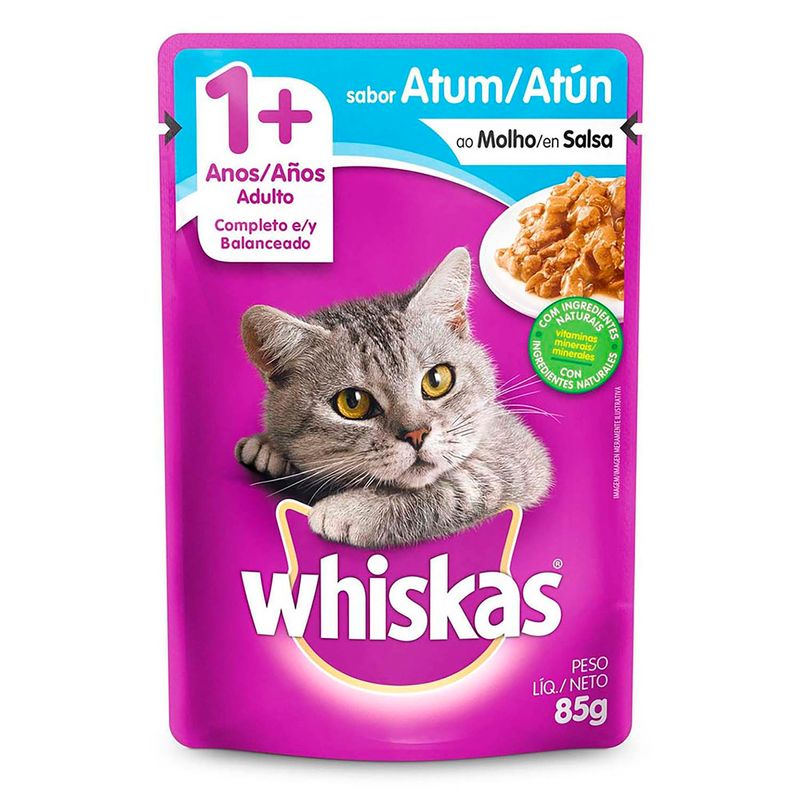 Alimento-para-gatos-completo-y-balanceado-con-sabor-a-atun-en-salsa--85-gr
