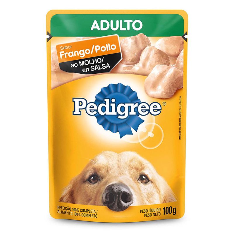 Alimento-para-perros-adultos-completo-y-balanceado-con-sabor-a-pollo-en-salsa--100-gr