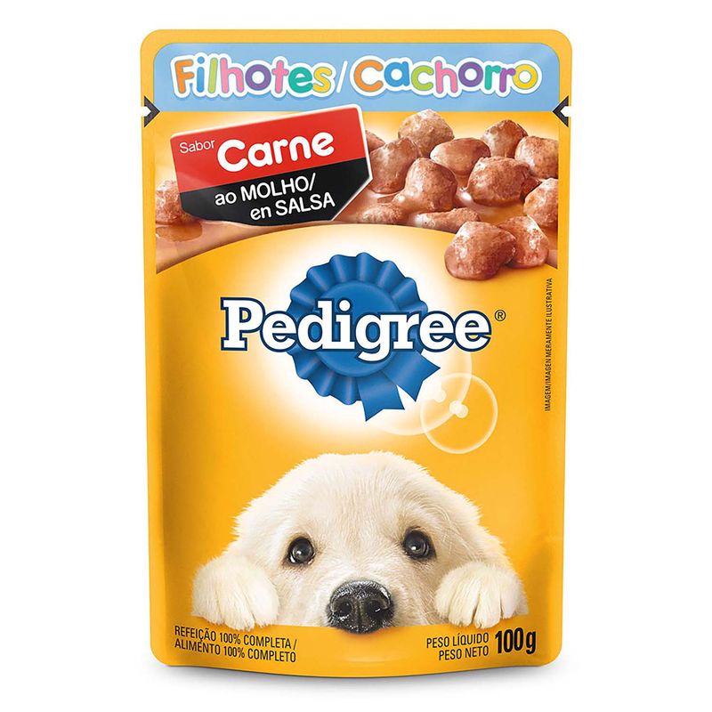 Alimento-para-cachorros-completo-y-balanceado-con-sabor-a-carne-en-salsa--100-gr