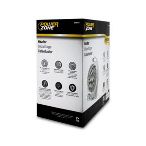 Calefactor tipo ventilador de 600 a 1500 Watts de potencia - POWER ZONE
