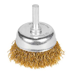 Carda de copa 2-3/4" alambre fino para taladro - TRUPER