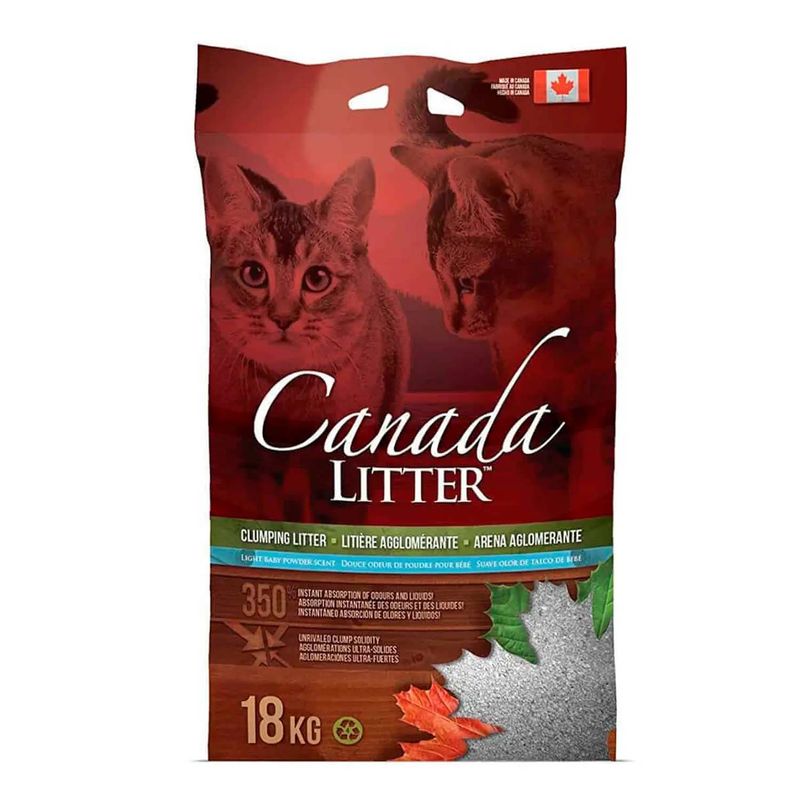 Arena-para-gatos-granulada-100--natural-con-aroma-a-talco-de-bebe.-Alto-poder-absorbente-y-aglomerante--18-kg