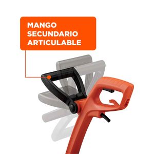 Motoguadaña de 9 pulgadas 350 Watts semi profesional, con un carrete RS-300 de 12000 RPM - BLACK + DECKER