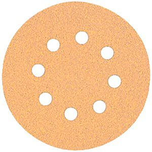 Pack de lijas orbitales autoadherentes de 5 pulgadas, grano 80; pack x 5 - DEWALT