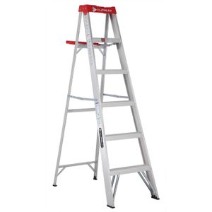 Escalera de aluminio multiusos T3 de 1.83 M tipo pie de gallo - CUPRUM