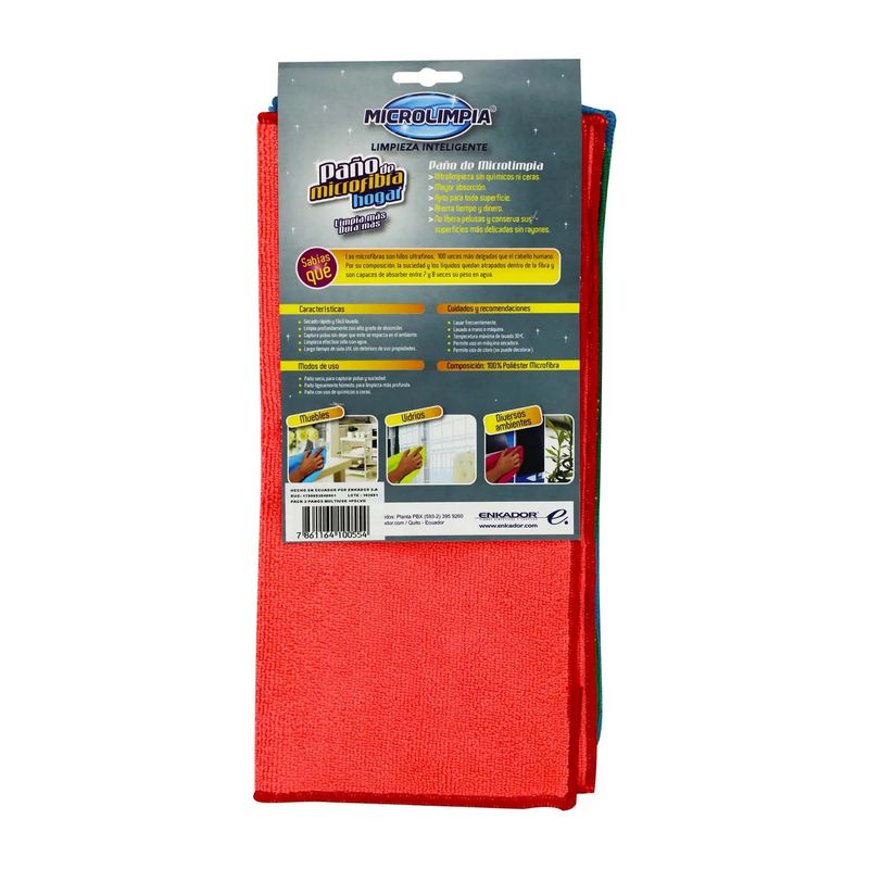 Paño-de-microfibra-de-varios-colores-fabricados-con-hilos-ultrafinos-que-absorben-la-suciedad