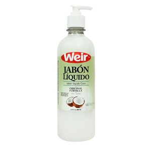 Jabón líquido antibacterial para manos con fragancia a coco; 500 ml - WEIR