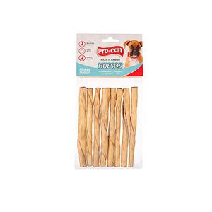 Palitos twist para perros con sabor a pollo; pack x 8 - PRO-CAN