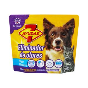 Eliminador de olores de mascotas. Puede aplicarse en alfombras, tapicería de muebles y camas de mascotas 500 g - 7 AYUDAS