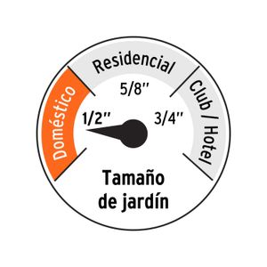 Manguera 1/2" reforzada 3 capas 15 m conexiones de metal - TRUPER