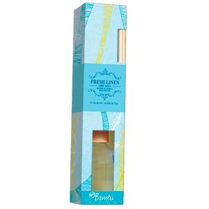 Ambiental difusor tipo BAMBÚ para todo tipo de ambientes con aroma a lino fresco - TIPS
