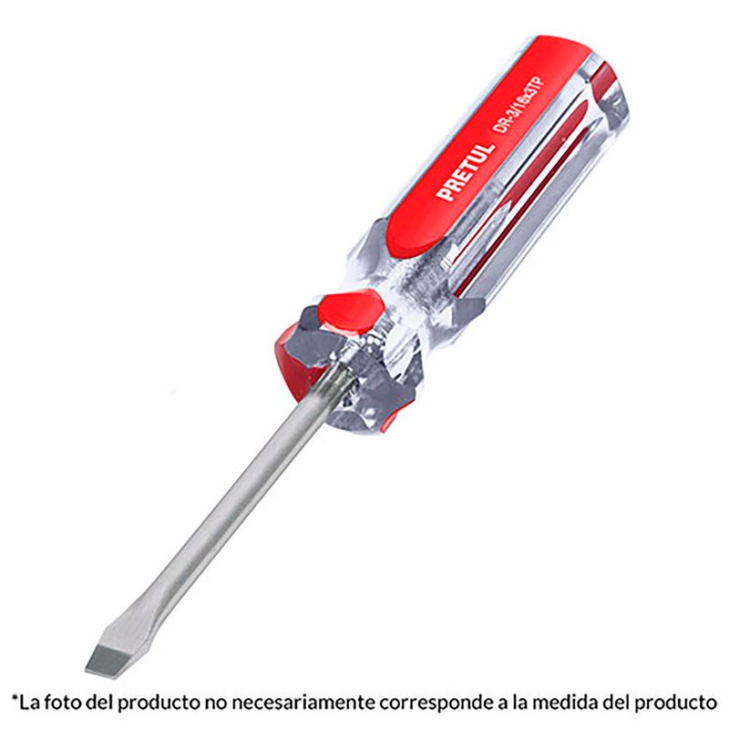 Desarmador-plano-de-4--x-1-4-.-Mango-ergonomico-de-PVC