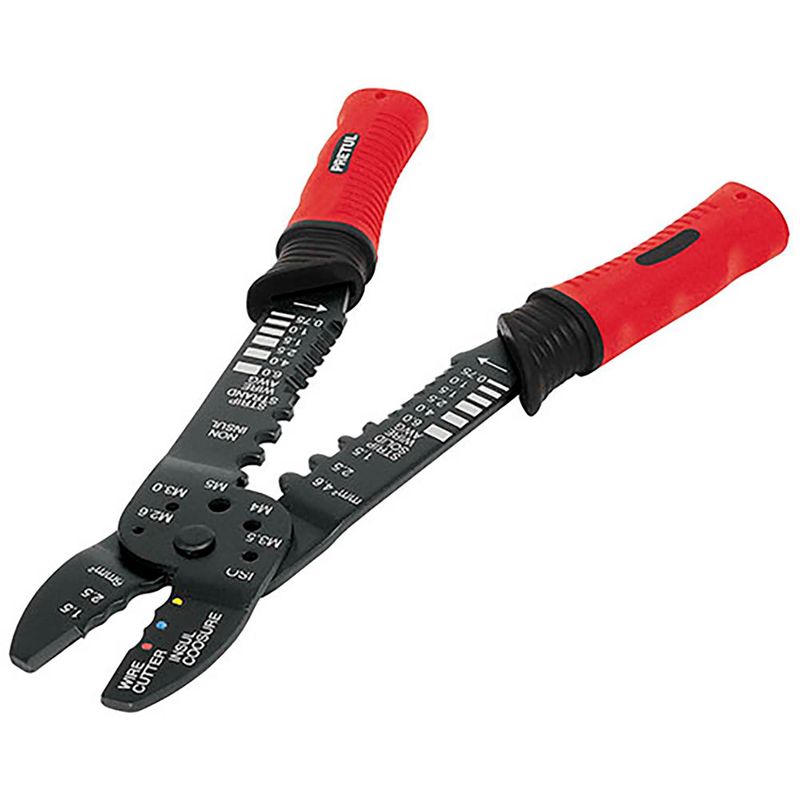 Pelador-de-cables-de-9--Fabricada-en-acero-al-carbono-Mango-recubierto-de-PVC
