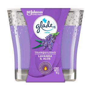 Ambiental tipo vela con agradable aroma a lavanda y aloe de 96 g - GLADE