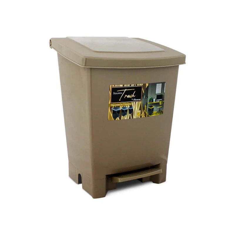 Basurero-con-sistema-de-pedal-de-apertura-automatico-capacidad-de-7-lt-color-cafe