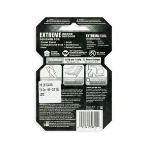 Cintas doble faz de espuma en tiras con medidas: 25 mm x 1 mm x 77mm para interiores y exteriores; pack x 8 - SCOTCH