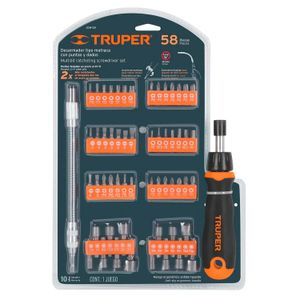 Desarmador tipo matraca con 42 puntas y 14 dados - TRUPER