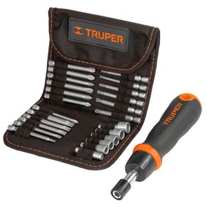 Desarmador tipo matraca con 18 puntas y 6 dados - TRUPER