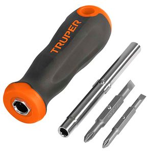 Desarmador 2 puntas dobles y barra con 2 cajas hexagonales - TRUPER