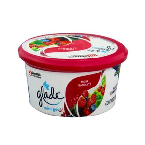Aromatizante en gel de uso doméstico con difusor de aroma a mora radiante; 70 gr - GLADE