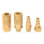 Juego-de-acoples-y-conectores-rapidos-1-4-NPT-para-aire--pack-x-4