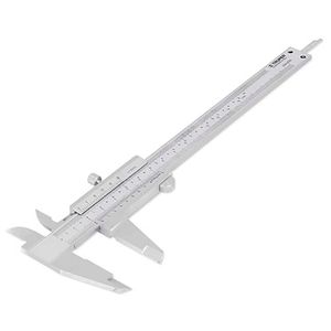 Calibrador vernier analógico 6" acero inox, std y mm - TRUPER