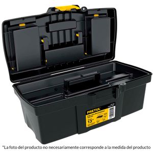 Caja para herramienta de 16" con compartimentos - PRETUL