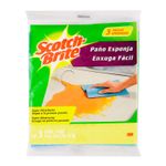 Paño-tipo-esponja-de-varios-colores-multiuso-de-maxima-absorcion-de-superficie-rugosa--pack-x-3