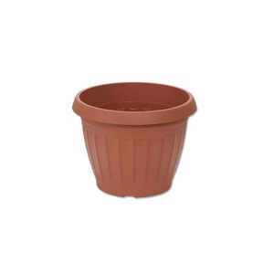 Macetero LABRADO pequeño de 19 cm de díametro de 2 lts color terracota. - CASA PICA